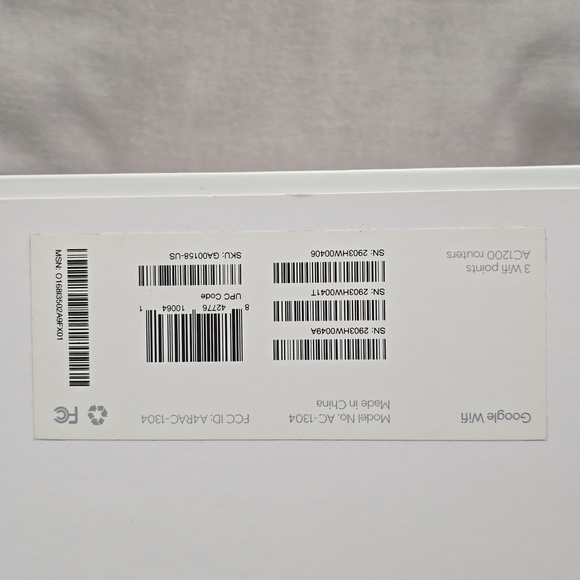 Google White Home WiFi Router System - Picture 5 of 5